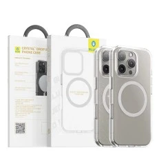 Чохол Blueo Crystal+ Anti-Drop MagSafe для Apple iPhone 16 Plus (Прозорий)